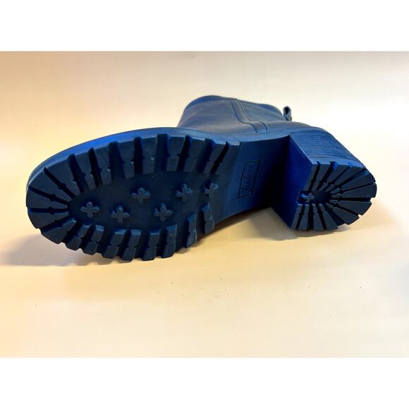 Zodiac Greyson Lug-Sole Bootie Boots Faux Leather Black Women's Size 7 US 37 EUR - Picture 6 of 7